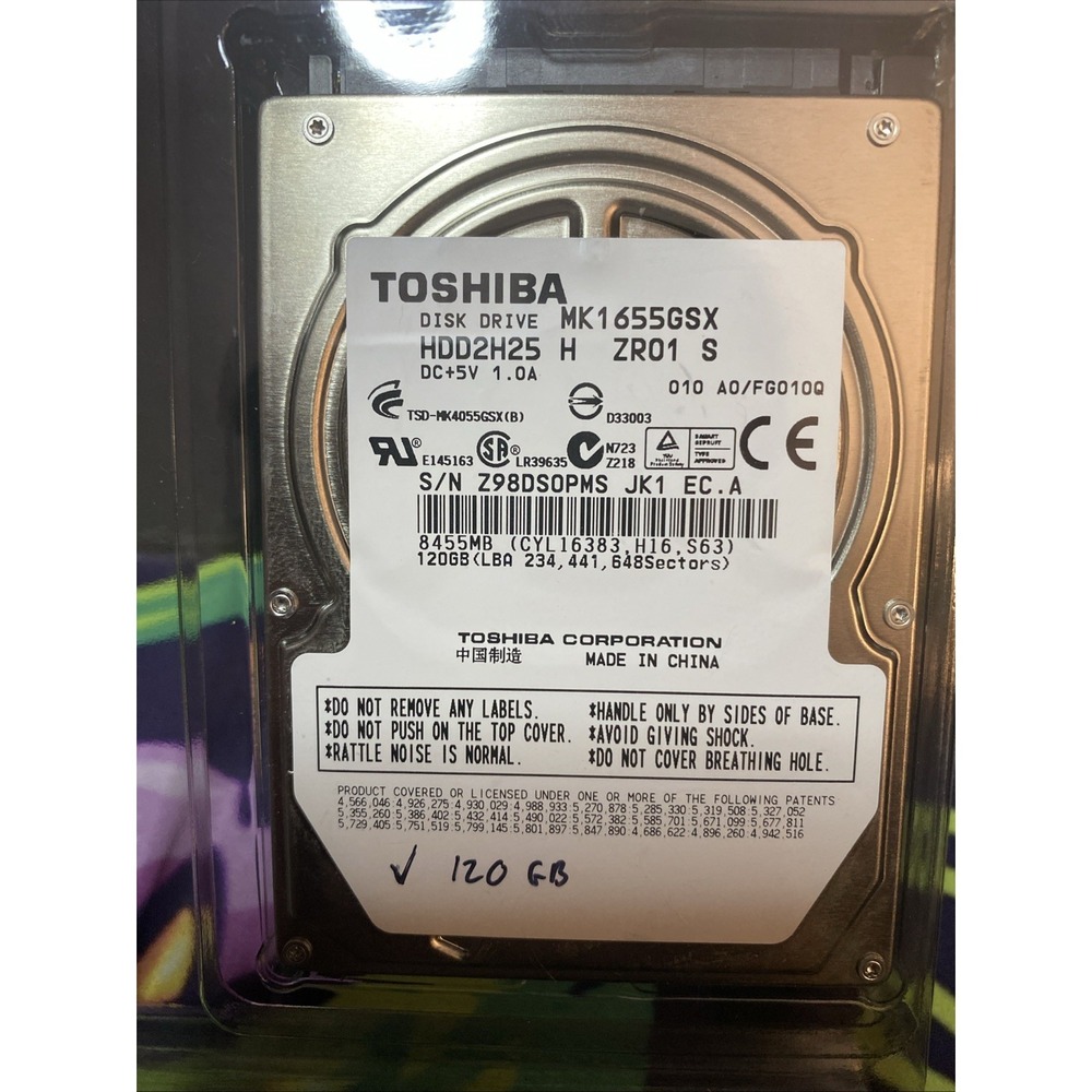 Toshiba 2.5" HDD2H25 HDD D3